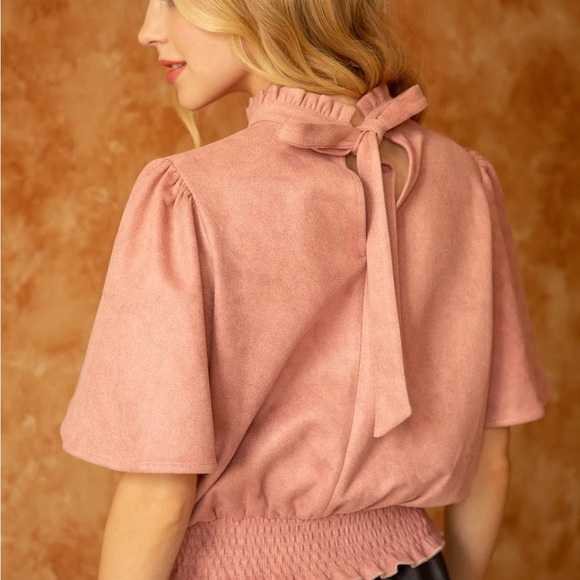 Pink bell sleeve top - Picture 4 of 4